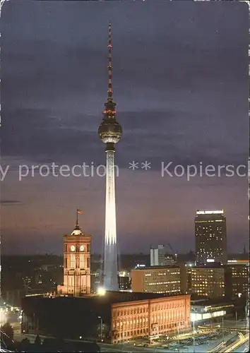 Berlin Fernseh  UKW Turm Deutschen Post  Kat. Berlin