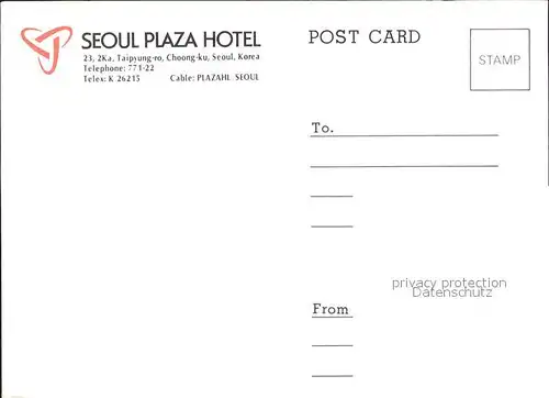 Seoul Plaza Hotel Kat. Seoul