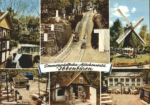 Ibbenbueren Sommerrodelbahn Maerchenwald Windmuehle Kat. Ibbenbueren