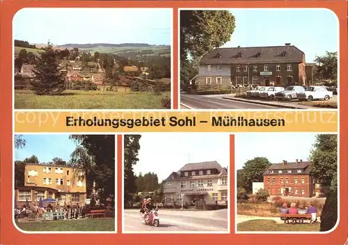 Sohl Bad Elster HO Gaststaette Muehlhausen Ferienheim Adorf Gasthof Landhaus Kat. Bad Elster