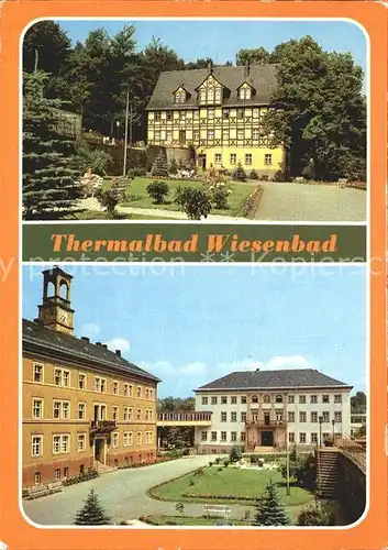 Wiesenbad Robert Koch Haus Sanatorium Kat. Thermalbad Wiesenbad