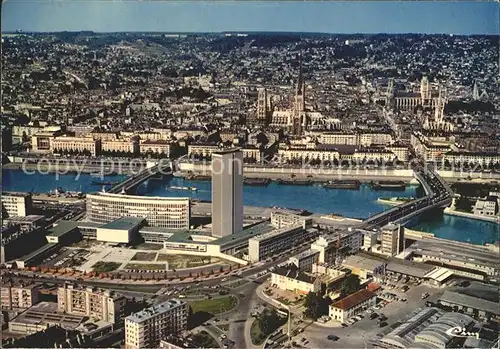 Rouen Vue aerienne Kat. Rouen