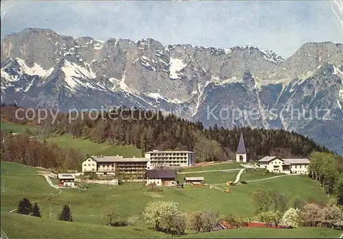 Hallein Kuranstalt Erholungsheim St Josef am Duerrnberg Untersberg Alpen Kat. Hallein