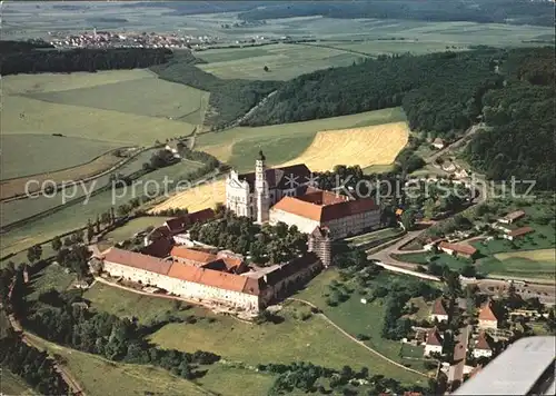 Neresheim Benediktinerabtei Fliegeraufnahme Kat. Neresheim