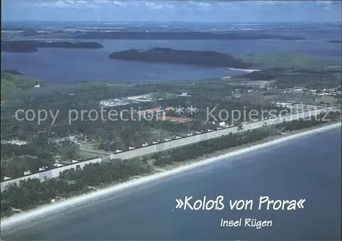 Insel Ruegen Koloss von Prora Fliegeraufnahme Kat. Bergen