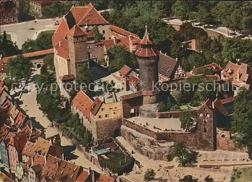 Nuernberg Burg Erbauer Kaiser Konrad I Fliegeraufnahme Kat. Nuernberg