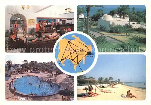 Djerba Hotel Sidi Slim Bar Swimming Pool Strand Kat. Djerba