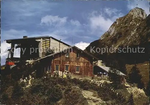 Schwangau Tegelbergbahn Bergstation Tegelberg Haeusern Branderschrofen Ammergauer Alpen Kat. Schwangau