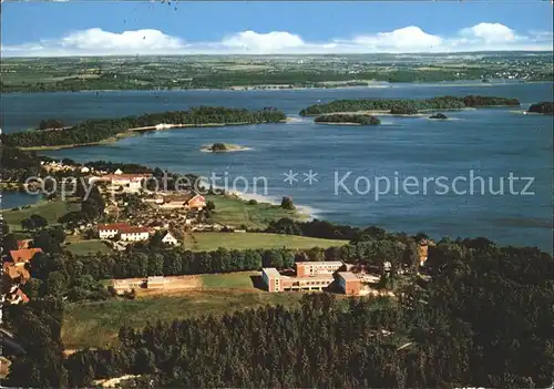 Koppelsberg Jugendheim Landvolk Hochschule Jugendherberge Ploener See Fliegeraufnahme Kat. Ploen
