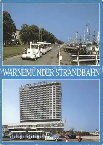 Warnemuende Ostseebad Strandbahn Hotel Neptun Kat. Rostock