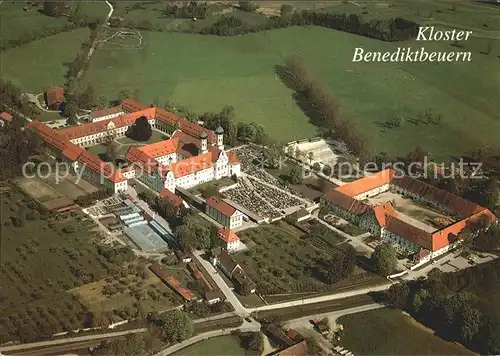 Benediktbeuern Kloster Fliegeraufnahme Kat. Benediktbeuern