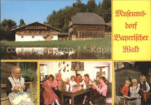 Tittling Museumsdorf Bayerischer Wald Ententeich Kat. Tittling