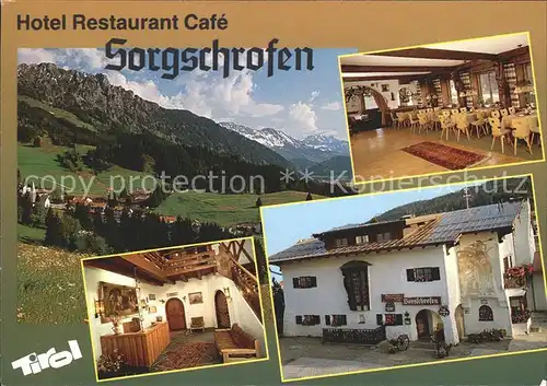 Jungholz Tirol Hotel Restaurant Cafe Sorgschrofen Alpenpanorama Kat. Jungholz