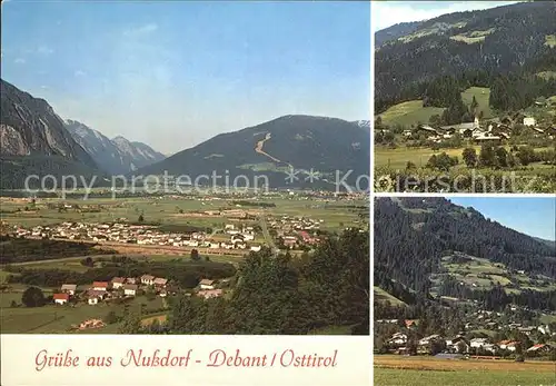 Nussdorf Debant Gesamtansicht mit Alpenpanorama Kat. Nussdorf Debant