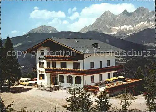 Schladming Obersteiermark Gasthof Pension Berghof Alpenblick Kat. Schladming