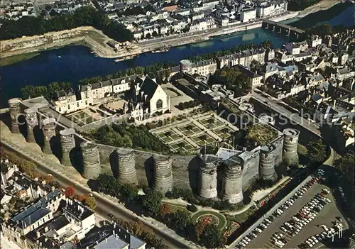 Angers Fliegeraufnahme Chateau Kat. Angers