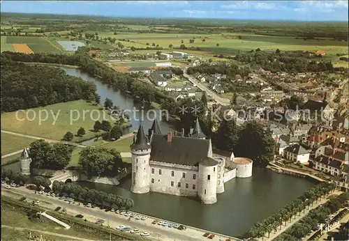 Sully sur Loire Fliegeraufnahme Chateau Kat. Sully sur Loire