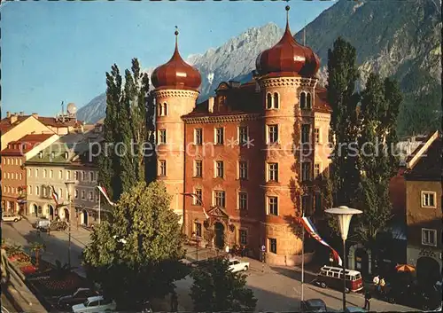 Lienz Tirol Hauptplatz mit Lieburg Kat. Lienz