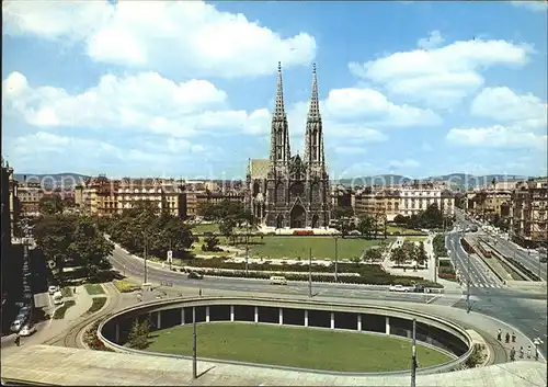 Wien Schottenpassage mit Votivkirche und Hotel Regina Kat. Wien