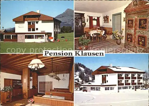 Kirchberg Tirol Pension Klausen Kat. Kirchberg in Tirol