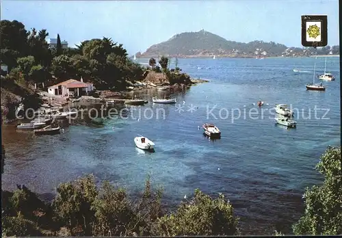 Agay Var Bucht der Pointe de la Baumette Kat. Saint Raphael