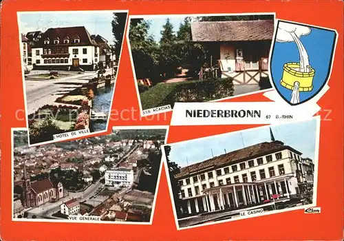 Niederbronn les Bains Les Acacias Hotel de Ville Casino Kat. Niederbronn les Bains