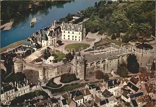 Amboise Fliegeraufnahme Chateau Kat. Amboise