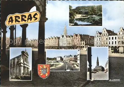 Arras Pas de Calais Cigogne Kat. Arras