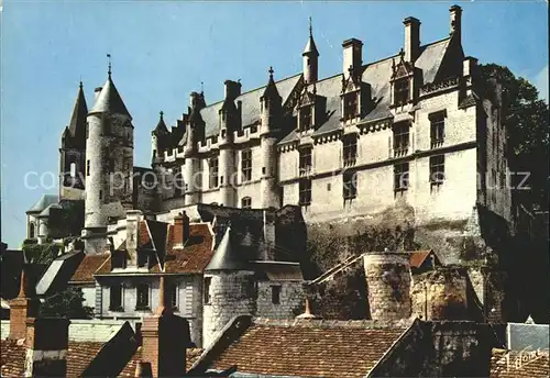 Loches Indre et Loire Chateau Kat. Loches