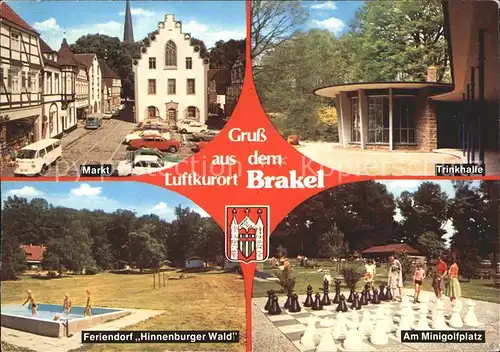 Brakel Westfalen Markt Feriendorf Minigolf Kat. Brakel