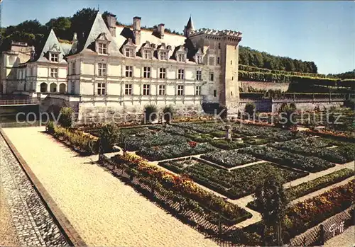 Villandry Chateau et Jardin Kat. Villandry