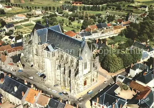 Clery Saint Andre Fliegeraufnahme Basilika Notre Dame de Clery Kat. Clery Saint Andre
