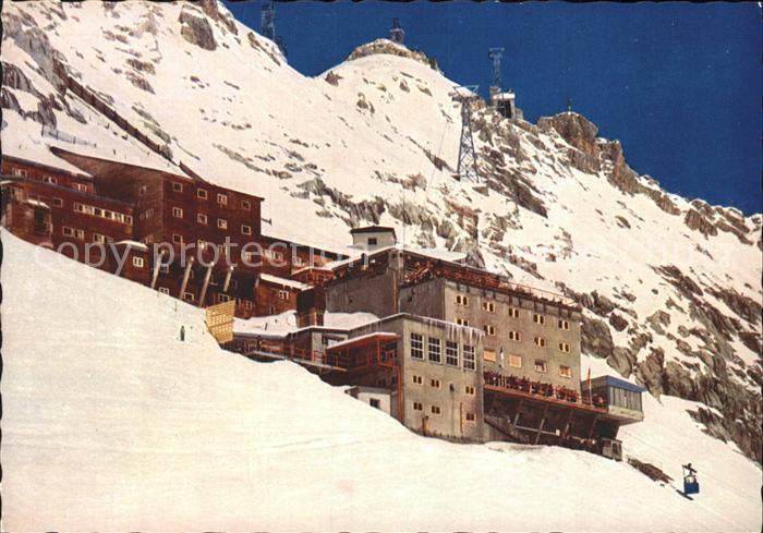 Zugspitze Zugspitzbahn Hotel Schneefernerhaus Hangbahn Kat Garmisch Partenkirchen Nr Kg46430 