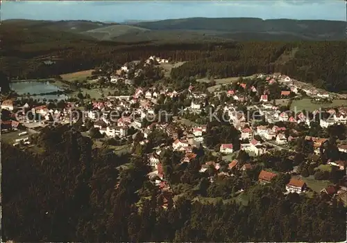 Hahnenklee Bockswiese Harz Fliegeraufnahme Kat. Goslar