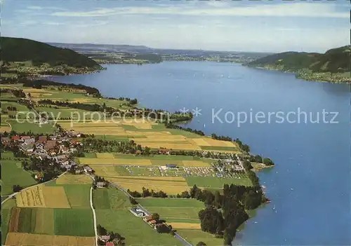 Attersee Fliegeraufnahme Kat. Attersee