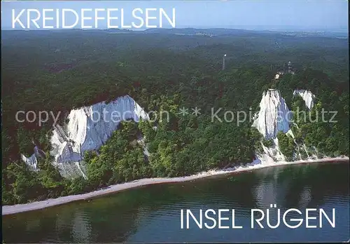 Insel Ruegen Jasmund Buchenwald Kreidefelsen Viktoria Sicht Koeniggstuhl  Kat. Bergen
