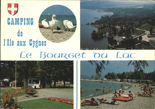 Le Bourget du Lac Savoie Camping Ile aux Cygnes  Kat. Le Bourget du Lac