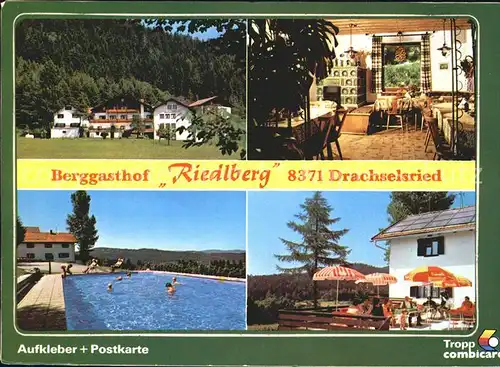 Drachselsried Berggasthof Riedlberg  Kat. Drachselsried