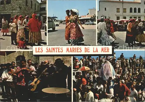 Saintes-Maries-de-la-Mer Les Gitans procession Saintes Salome Jacobe  /  /