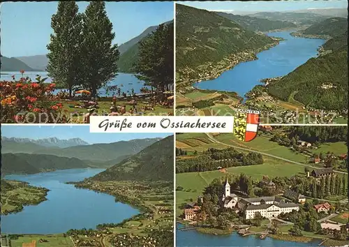 Ossiach Ossiachersee Burgruine Landskron Julische Alpe Kat. Ossiach