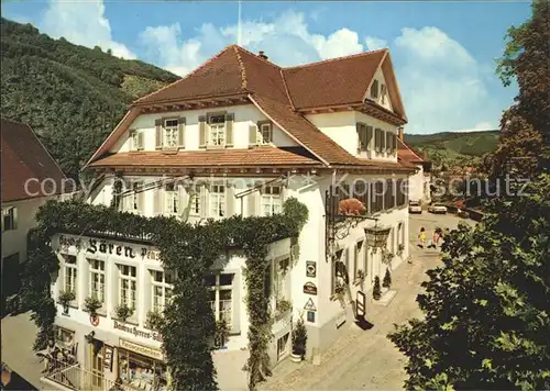 Oberharmersbach Hotel Baeren  Kat. Oberharmersbach