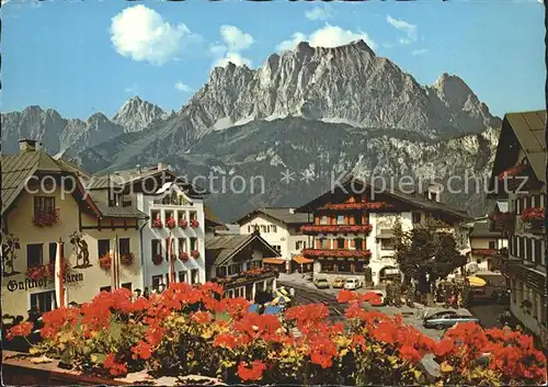 St Johann Tirol Wilden Kaiser Gasthof Baeren Kat. St. Johann in Tirol