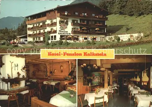 Kirchdorf Tirol Hotel Pension Kalkstein  Kat. Kirchdorf in Tirol Wilder Kaiser