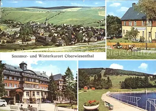 Oberwiesenthal Erzgebirge Hotel Bergfrieden Erholunsheim IG Wismut Aktivist mit Fichtelberg Kat. Oberwiesenthal