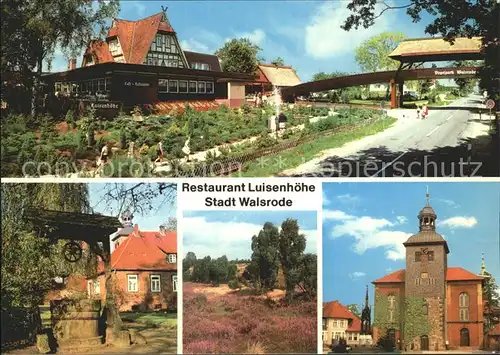 Walsrode Lueneburger Heide Restaurant Luisenhoehe Kat. Walsrode