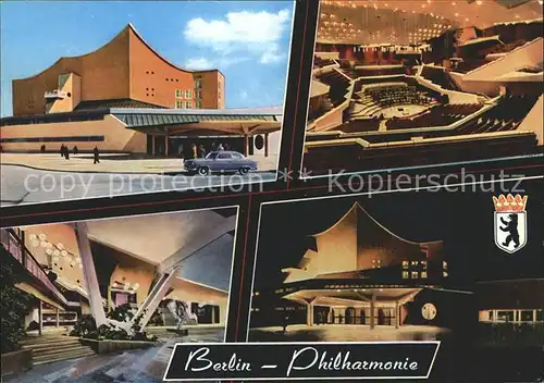 Berlin Philharmonie Kat. Berlin