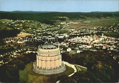 Kelheim Fliegeraufnahme Befreiungshalle / Kelheim Donau /Kelheim LKR