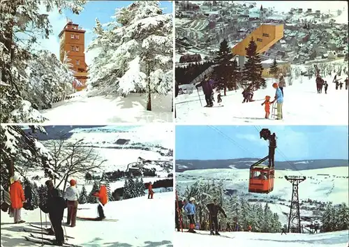 Oberwiesenthal Erzgebirge Fichtelberg Seilbahn Kat. Oberwiesenthal