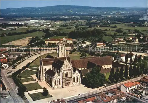 Bourg en Bresse Fliegeraufnahme Eglise de Brou Kat. Bourg en Bresse