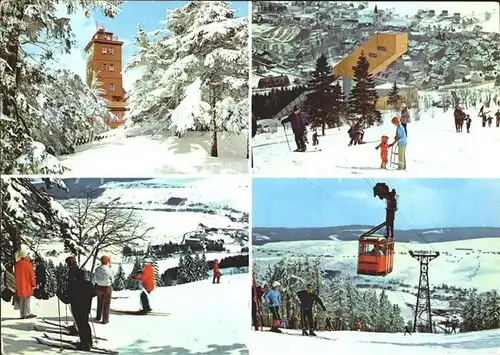 Oberwiesenthal Erzgebirge Seilbahn Fichtelberg Kat. Oberwiesenthal